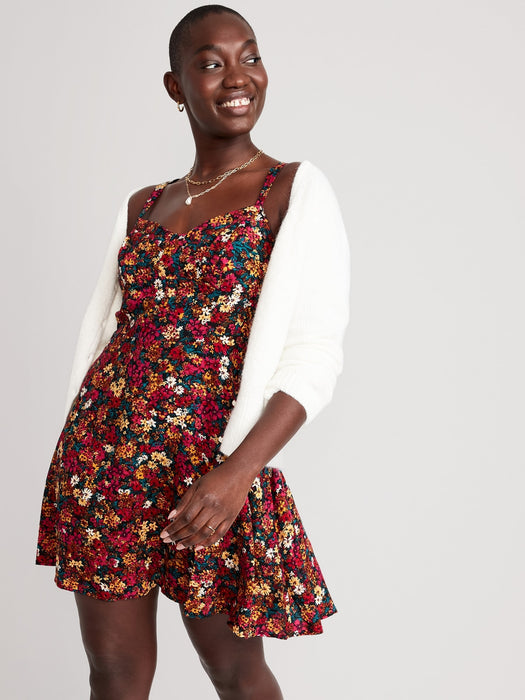 Fit & Flare Smocked Mini Cami Dress for Women