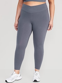 Extra High-Waisted PowerChill Crossover 7/8-Length Leggings for Women